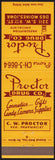 Vintage matchbook cover PROCTOR DRUG CO C W Proctor Pharmacist Des Moines Iowa