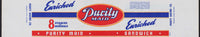 Vintage bread wrapper PURITY MAID ENRICHED SANDWICH unused new old stock n-mint