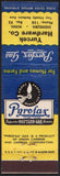 Vintage matchbook cover PYROFAX GAS Yurcek Hardware Co from Sherburn Minnesota
