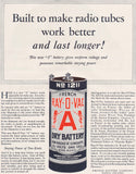 Vintage magazine ad RAY-O-VAC DRY BATTERY from 1926 French Co Madison Wisconsin