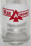Vintage soda pop bottle RED ARROW Soda Pop Shoppe 10oz Detroit Michigan n-mint