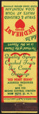 Vintage matchbook cover RED HEART Brand Syrup at your Soda Fountain New York NY