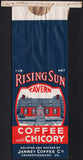 Vintage bag RISING SUN COFFEE tavern pictured Fredericksburg Virginia 1lb n-mint
