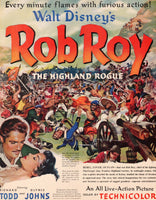 Vintage magazine ad WALT DISNEY ROB ROY movie 1953 Richard Todd Glynis Johns