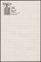 Vintage letterhead ROBERT E LEE old hotel pictured Jack White San Antonio Texas