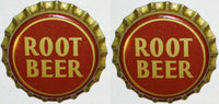 Soda pop bottle caps Lot of 12 ROOT BEER #1 cork lined unused new old stock