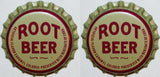 Soda pop bottle caps Lot of 12 ROOT BEER #2 cork lined unused new old stock