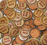 Soda pop bottle caps Lot of 12 ROOT BEER #2 cork lined unused new old stock