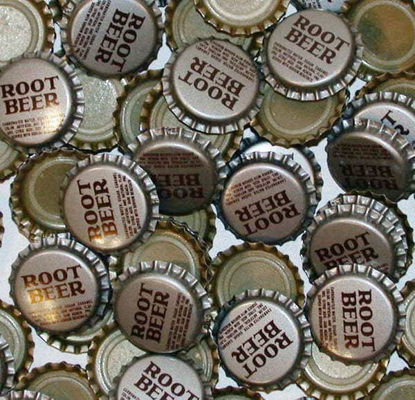 Soda pop bottle caps Lot of 12 ROOT BEER plastic lined unused new old stock