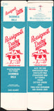 Vintage box ROSSIGNOLS DAIRY FARMS Skimmed milk carton Waterville Maine unused