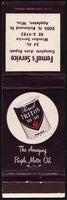 Vintage matchbook cover ROYAL TRITON 76 MOTOR OIL can pictured Appleton Wisconsin