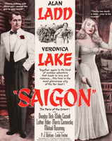 Vintage magazine ad SAIGON movie from 1948 starring Alan Ladd and Veronica Lake