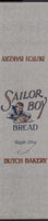 Vintage bread wrapper SAILOR BOY Butch Bakery early one with boy pictured unused