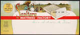 Vintage letterhead SANITARY MATTRESS blacks picking cotton San Antonio Texas