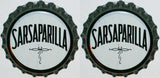 Soda pop bottle caps Lot of 100 SARSAPARILLA cork lined unused new old stock