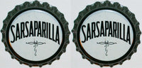 Soda pop bottle caps Lot of 12 SARSAPARILLA cork lined unused new old stock