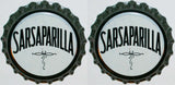 Soda pop bottle caps Lot of 12 SARSAPARILLA cork lined unused new old stock