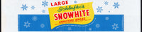 Vintage bread wrapper SCHLAFKES SNOWHITE 1960 Wabeno Wisconsin unused n-mint