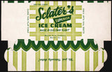Vintage box SCLATERS SUPERIOR ICE CREAM Chocolate One Pint Marion Drug Virginia