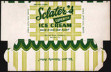 Vintage box SCLATERS SUPERIOR ICE CREAM Vanilla One Pint Marion Drug Virginia