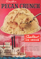 Vintage magazine ad SEALTEST ICE CREAM 1957 Southern Pecan Crunch steamboat pictured