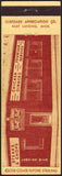 Vintage matchbook cover SENATE GRILL with full length picture Lansing Michigan