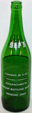 Vintage soda pop bottle SEPS Beverages teddy bear 24oz 1957 Fremont Ohio n-mint