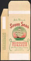 Vintage box SEVEN SEAS Smoking Tobacco John Weisert St Louis ship pictured n-mint