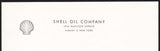 Vintage letterhead SHELL OIL COMPANY gas oil Albany New York clamshell logo n-mint
