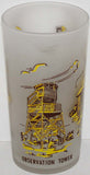 Vintage glass SHEPHERD OF THE HILLS Old Matts Cabin Observation Tower n-mint