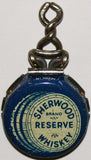 Vintage bottle cap SHERWOOD RESERVE WHISKEY metal recapper Kork n Seal unused