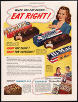 Vintage magazine ad SHOTWELLS from 1946 Shur Mac Big Yank Hi Mac candy bars pictured