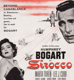 Vintage magazine ad SIROCCO movie from 1951 Humphrey Bogart Marta Toren Lee Cobb