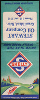 Vintage full matchbook SEKLLY gas oil Stewart Oil Company Grand Island Nebraska