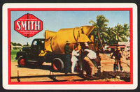 Vintage playing card THE T L SMITH COMPANY cement mixer Milwaukee Lufkin Texas