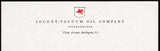 Vintage letterhead SOCONY VACUUM OIL Mobil Pegasus Burlington Vermont n-mint+
