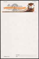 Vintage note sheet SOUTHERN PACIFIC railroad train pictured new old stock n-mint