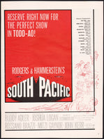 Vintage magazine ad SOUTH PACIFIC movie from 1958 Rodgers and Hammersteins