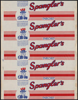 Vintage bread wrapper SPANGLERS ENRICHED Uncle Sam pictured unused new old stock