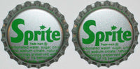 Soda pop bottle caps Lot of 25 SPRITE #1 Coca Cola plastic lined new old stock