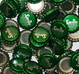 Soda pop bottle caps Lot of 25 SPRITE #2 Coca Cola plastic lined new old stock