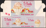 Vintage box ST CHARLES Ice Cream Black Raspberry Twirl Missouri unused n-mint