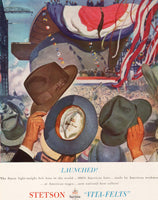 Vintage magazine ad STETSON VITA FELT HATS 1941 American hats Royal Stetson