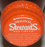 Vintage soda pop bottle STEWARTS ROOT BEER amber 32oz new old stock n-mint+
