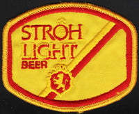 Vintage uniform patch STROH LIGHT BEER lion crest unused new old stock n-mint+