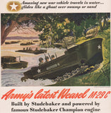 Vintage magazine ad STUDEBAKER 1946 Weasel M-29C pictured Frederic Tellander art