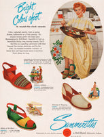 Vintage magazine ad SUMMERETTES shoes by Ball Band 1949 Lucille Ball pictured