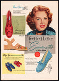 Vintage magazine ad SUMMERETTES by BALL BAND shoes 1953 Rhonda Fleming pictured