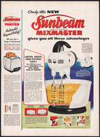 1968 ADVERT Kitchen Aid Electric Food Mixer 3 Models Kitchenaid Sunbeam  Mixmaste