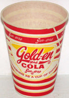 Vintage paper cup SUN DROP GOLDEN GIRL COLA 4oz size unused new old stock n-mint+
